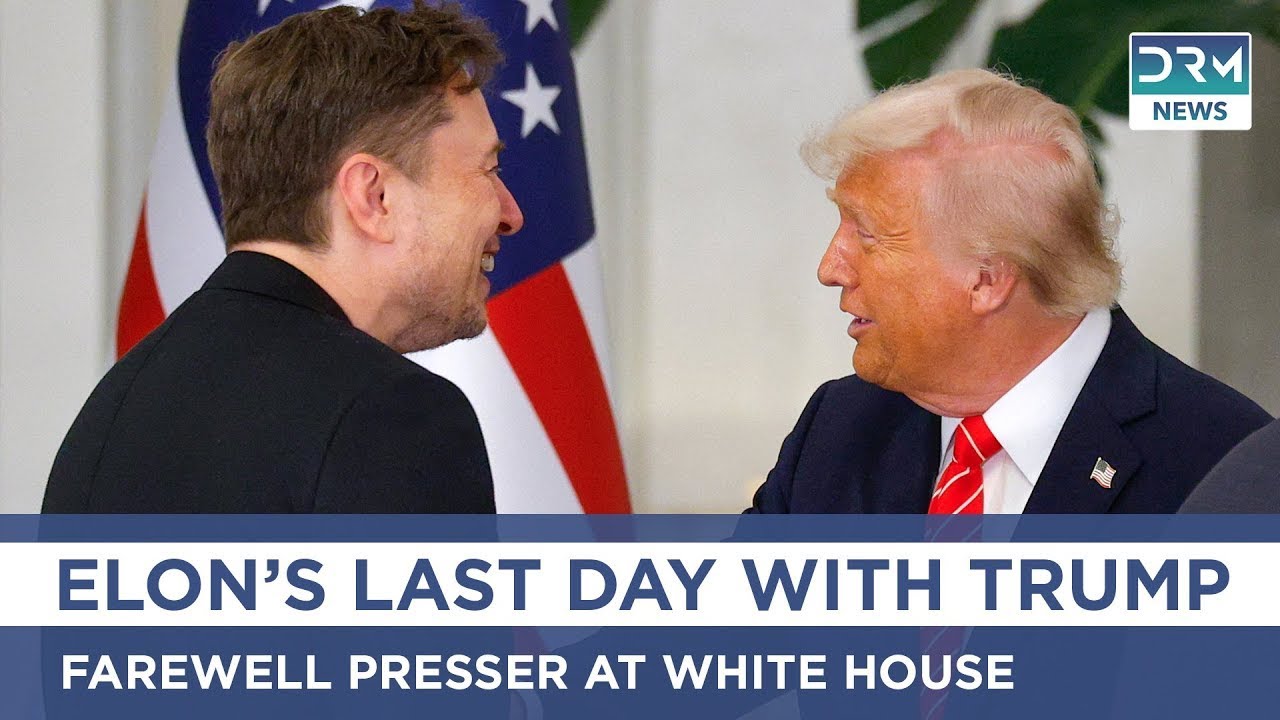 Trump & Musk News Conference: Oval Office Farewell to DOGE Chief | DRM News | AC1Z