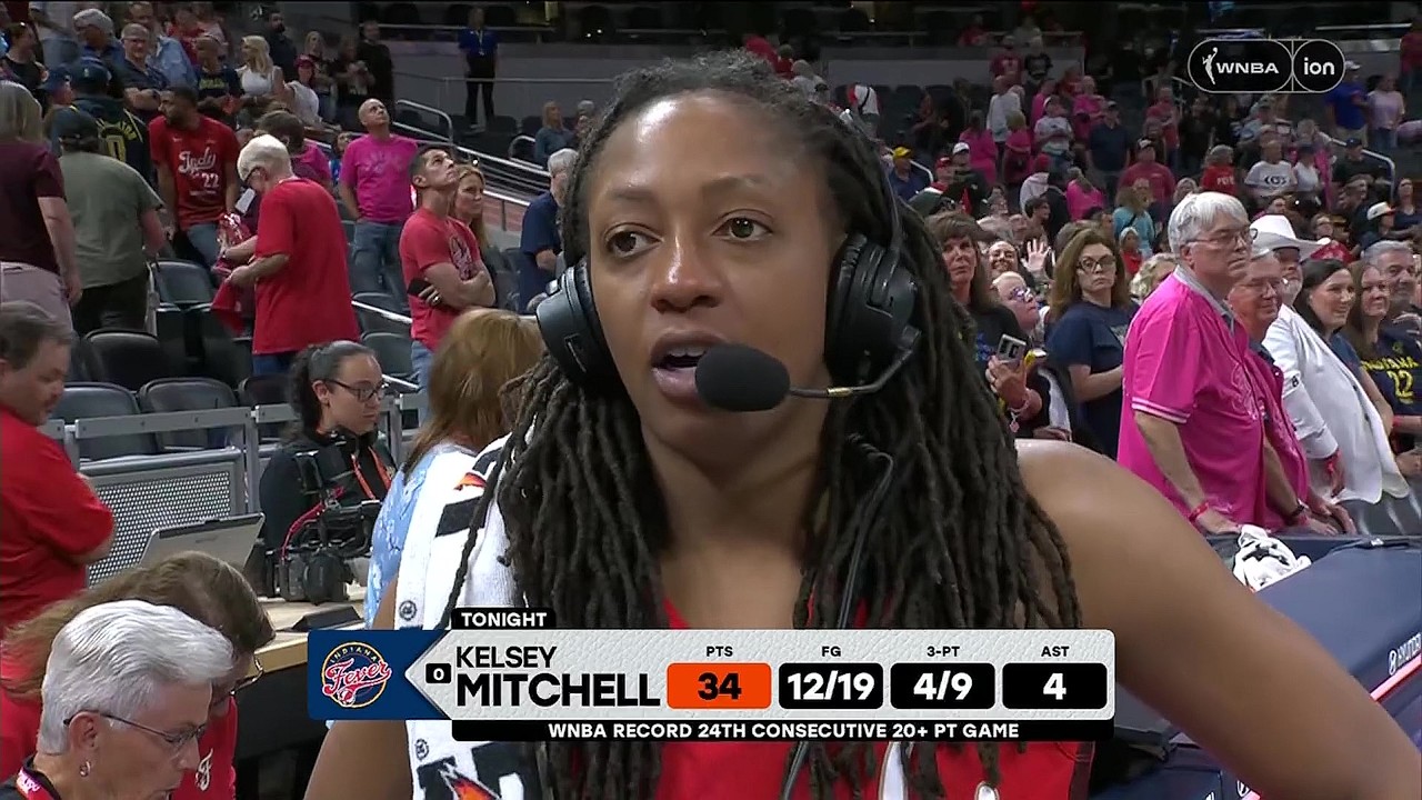 🚨 Келси Митчелл НАБИРАЕТ 34 очка в победном матче | Индиана Фивер WNBA женский баскетбол NBA Кейт...