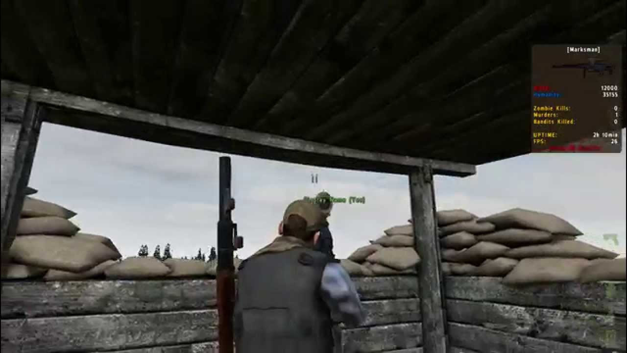 arma2oa_dayzepoch база. Нападение 1