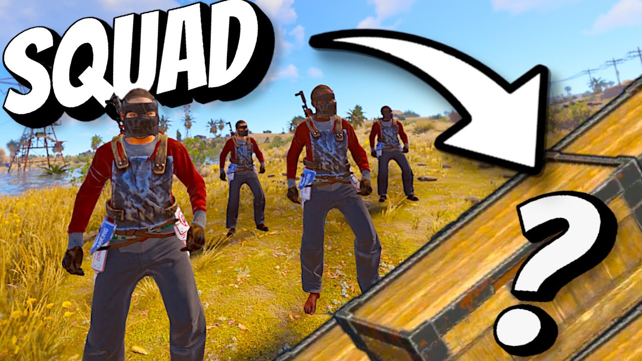 25kH SQUAD VS 700 POP - Rust PL