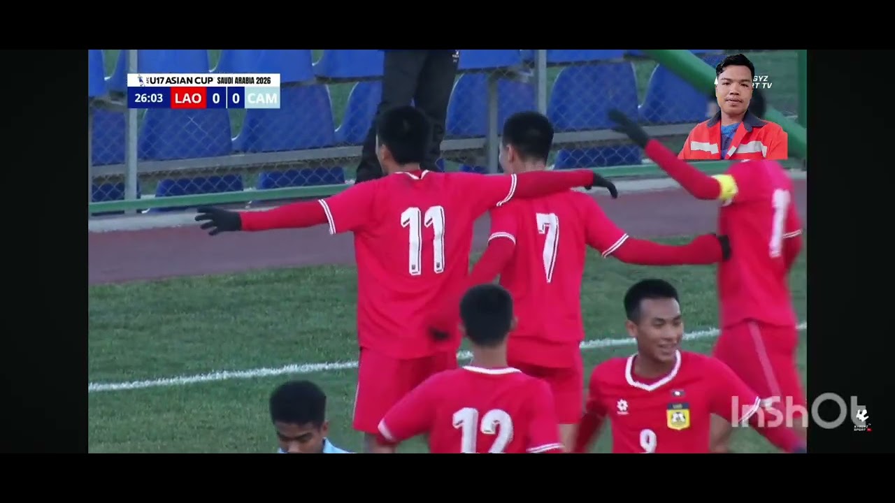 ไฮไลท์ฟุตบอลทีมชาติลาว🇱🇦U 17 5-1ชะนะทีมชาติกัมพูชา🇰🇭  พ.ย.24/11/2025