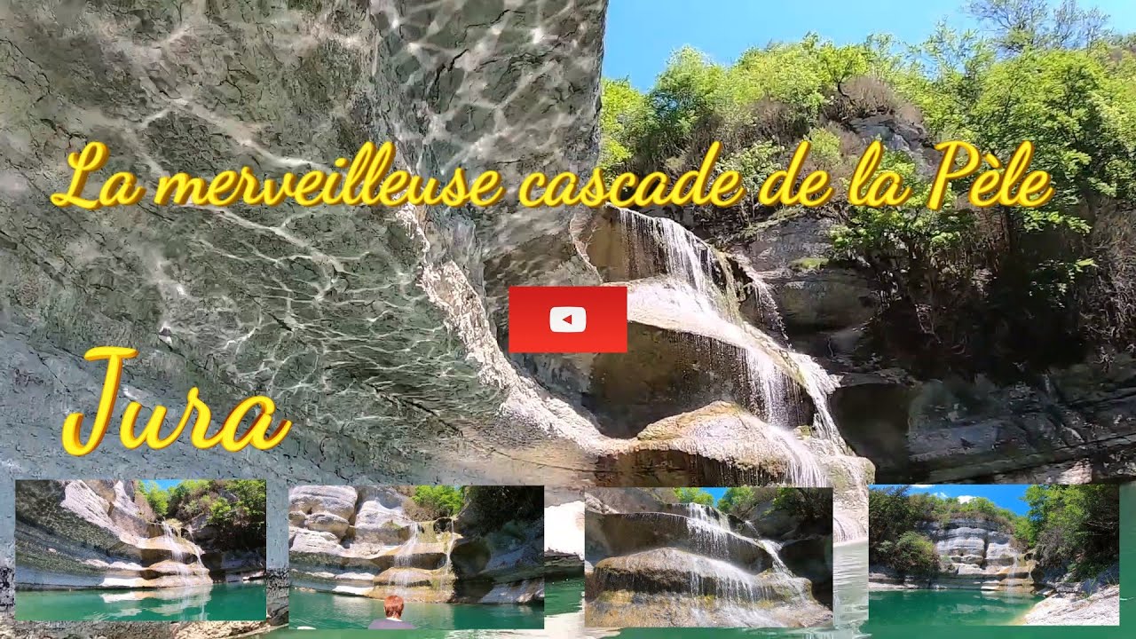 La merveilleuse cascade de la Pèle dans le Jura