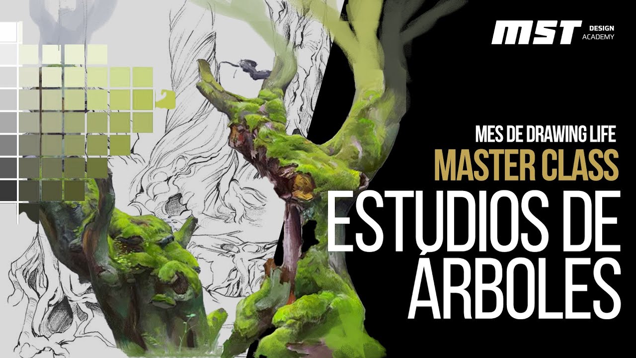 C&oacute;mo dibujar &aacute;rboles |  C&oacute;mo funciona la pintura digital | MASTER CLASS