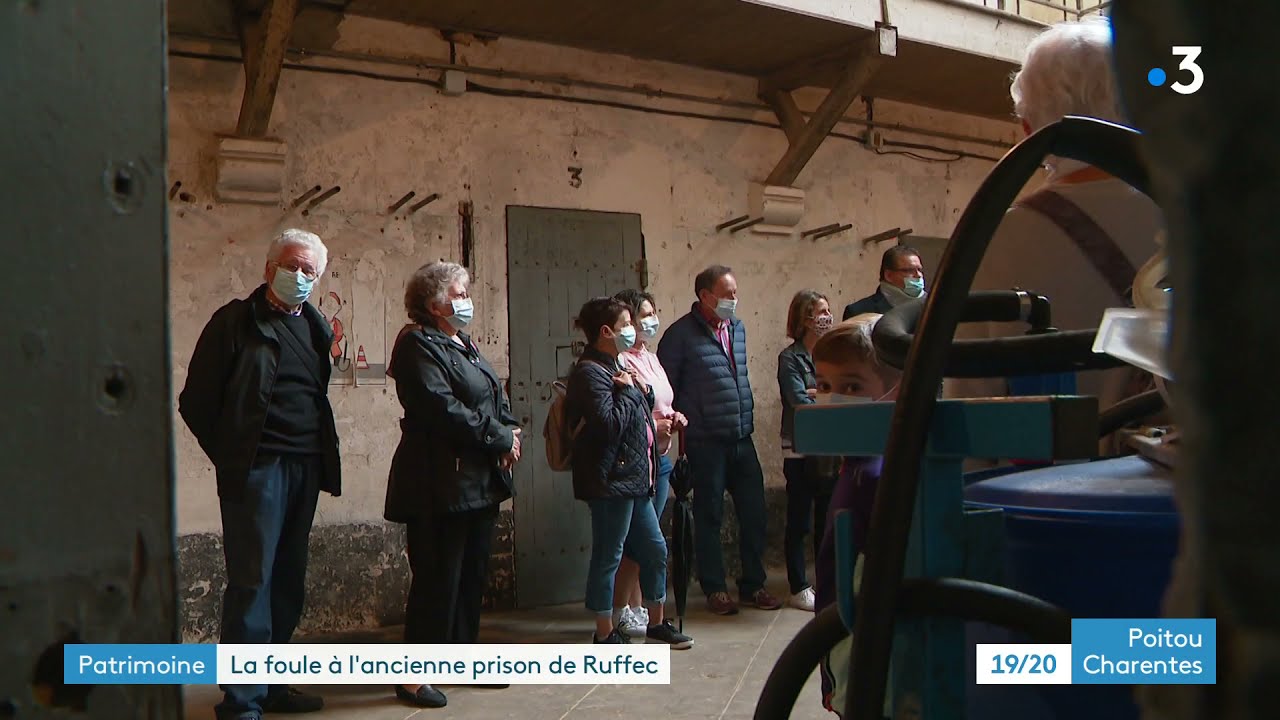 Journées du Patrimoine : foule à l'ancienne prison de Ruffec