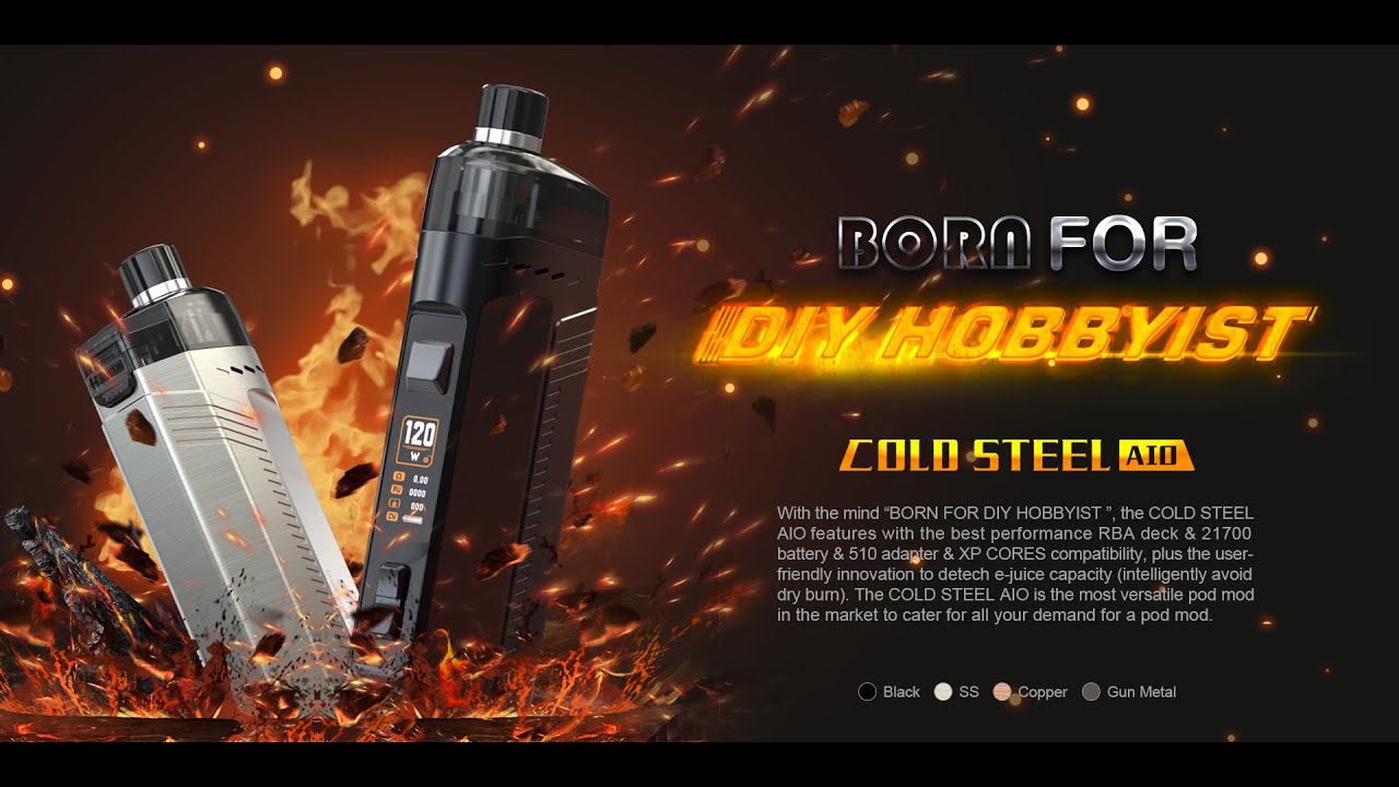 Artery Cold Steel AIO Pod Mod Kit 120W | BestVapeGears