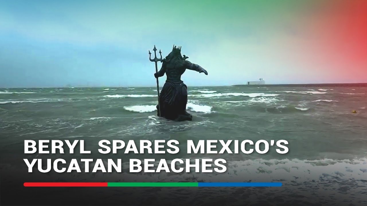 Storm Beryl spares Mexico's Yucatan beaches, takes aim at Texas