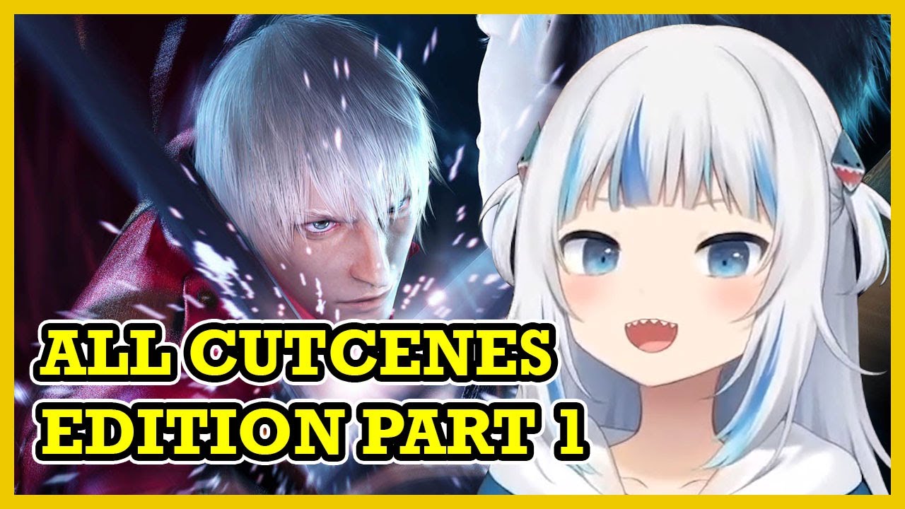 Gawr Gura plays DMC3 : All Cutscenes Edition, Part 1