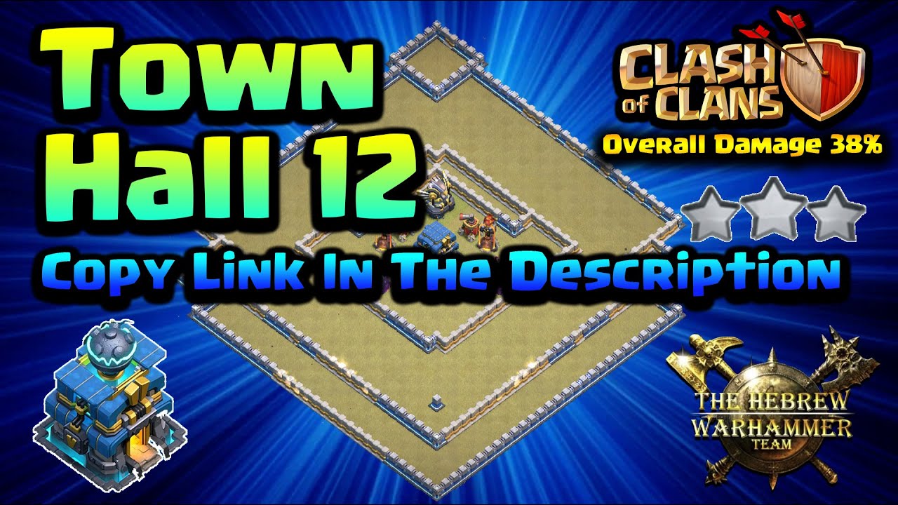 *CRAZY* NEW Town Hall 12 (TH12) - Сбой атаки Легендарной лиги - Hebrew Hammer&trade; Clash of Clans 2019