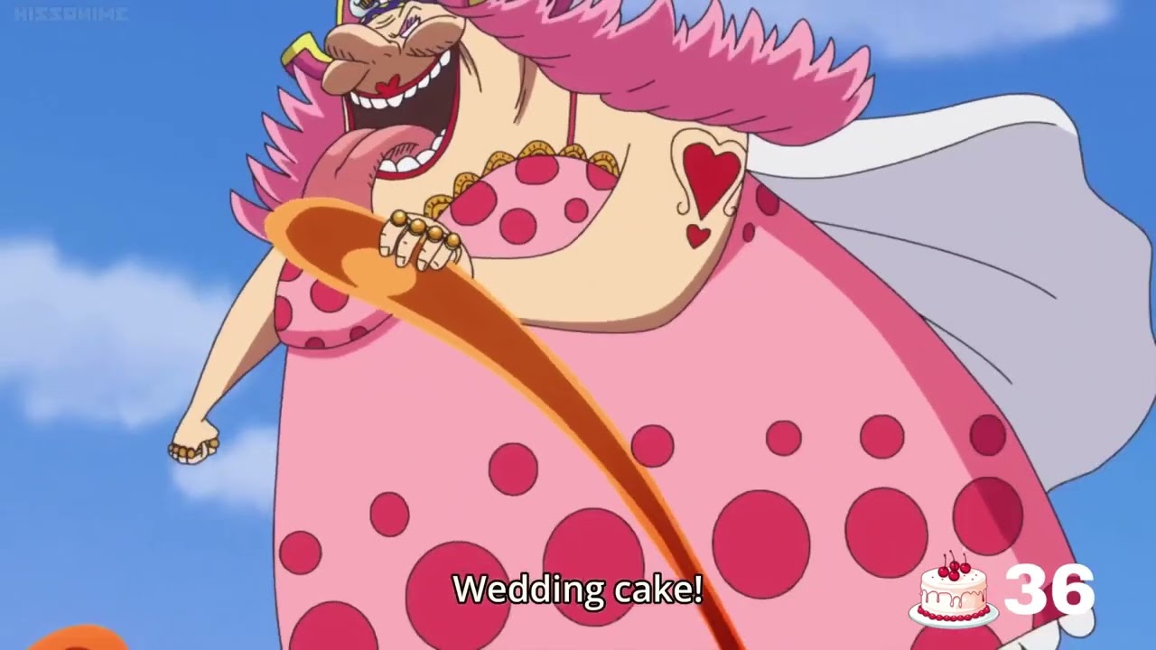 Every Time Big Mom says Wedding Cake.