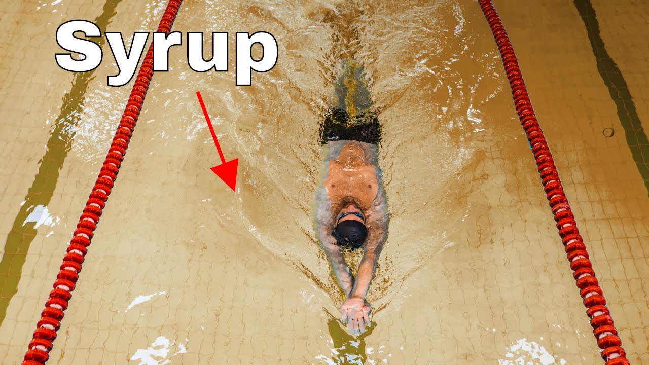 Swimming In Syrup Is As Easy As Swimming In Water