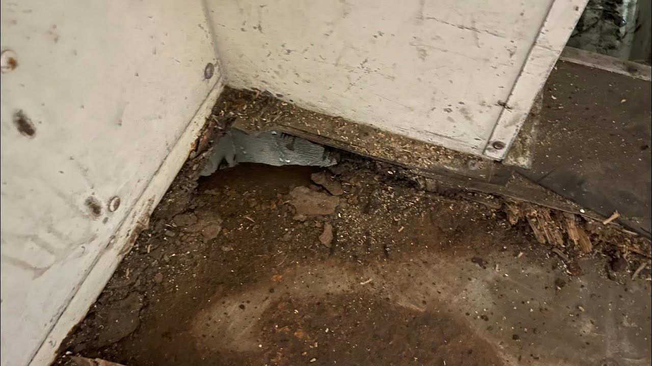 Skoolie- Bus Floor is Rusted Out