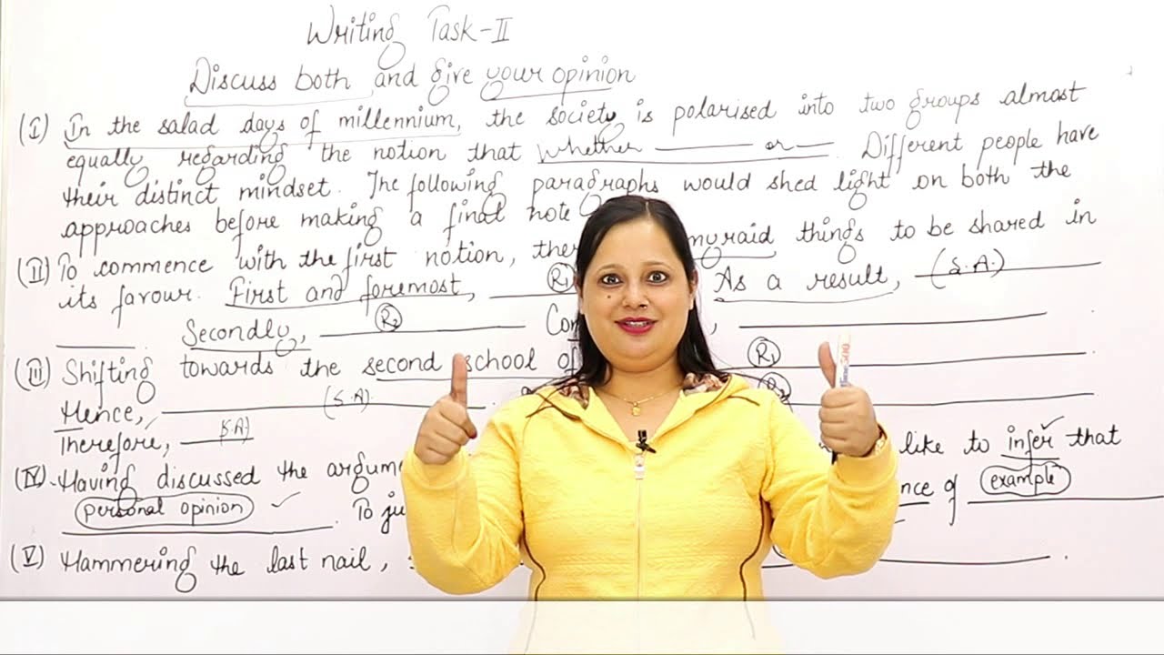 Обсудите оба варианта и выскажите своё мнение | Шаблон эссе для IELTS и PTE | Rachna Ma'am | Авст...