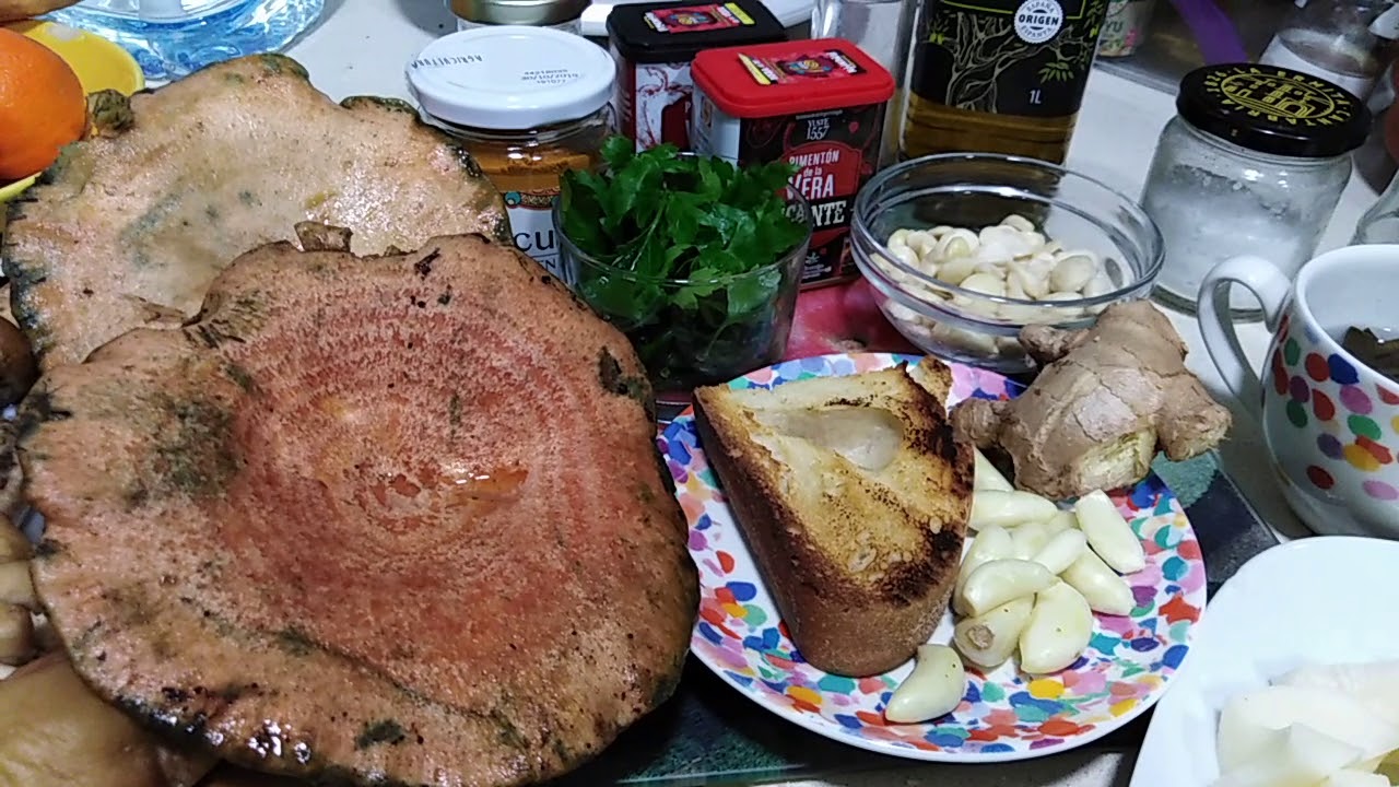 All i pebre vegano de niscalos (parte 1)
