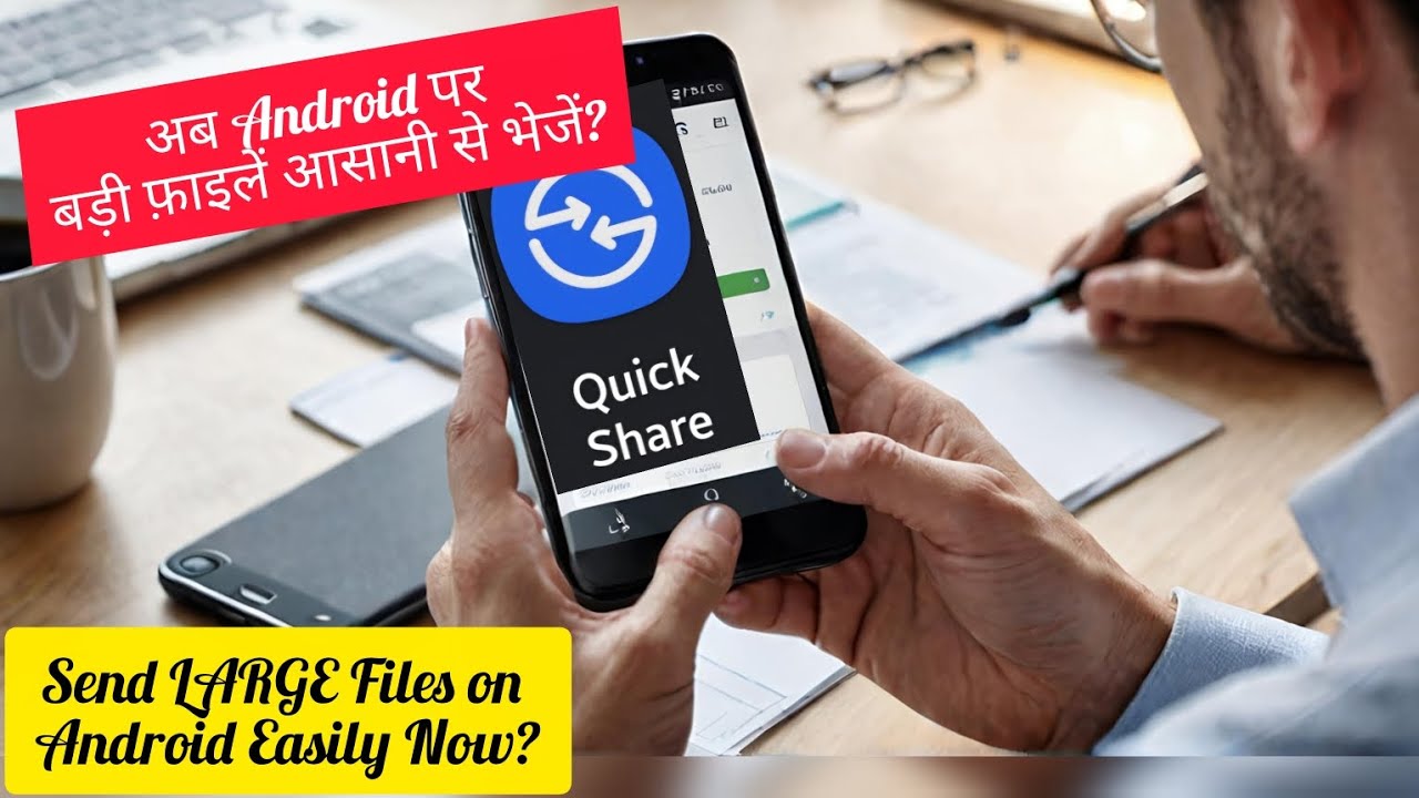 Send LARGE Files on Android Easily Now? #android #quickshare #share #files #tips #hacks #technical