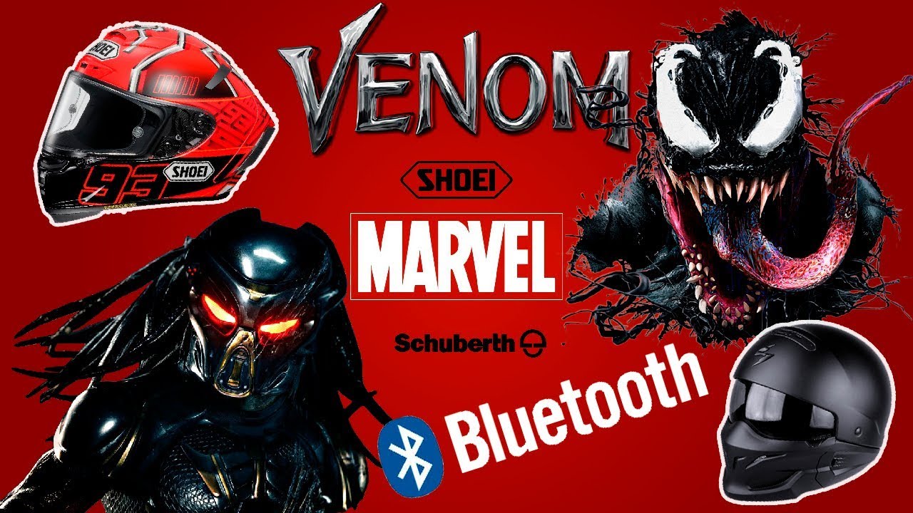 6 CASCOS para MOTO mas ORIGINALES! (Casco para moto con bluetooth. Venom, Depredador, Chopper, Jet)