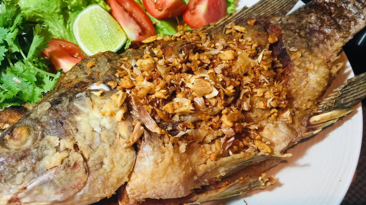 How to make crispy fried fish with rice flour  -Thai recipes
