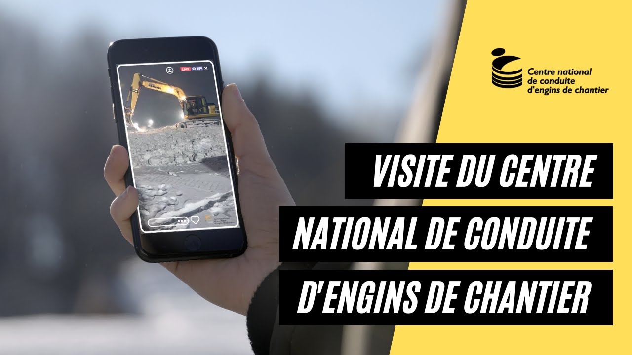 Découverte du Centre national de conduite d'engins de chantier (CNCEC)
