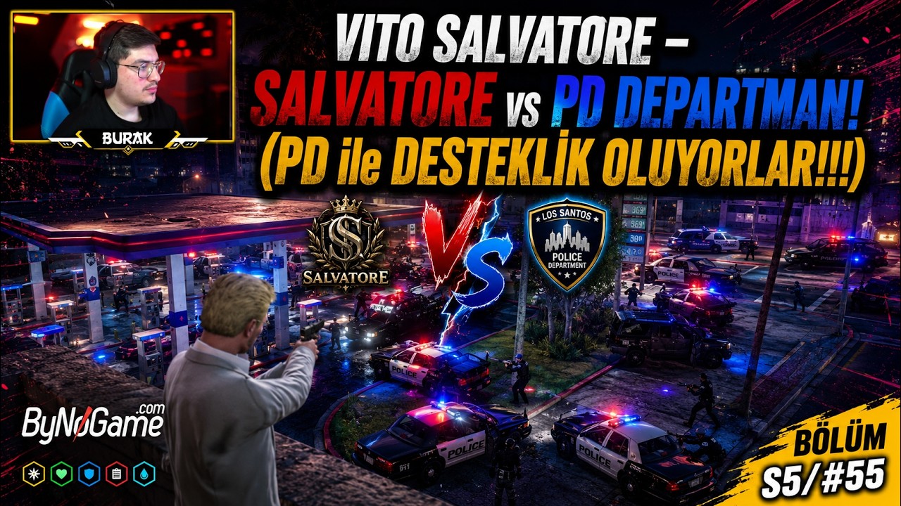Vito Salvatore – SALVATORE vs PD DEPARTMAN! (PD ile DESTEKLİK OLUYORLAR!!!) ( BÖLÜM #220 )
