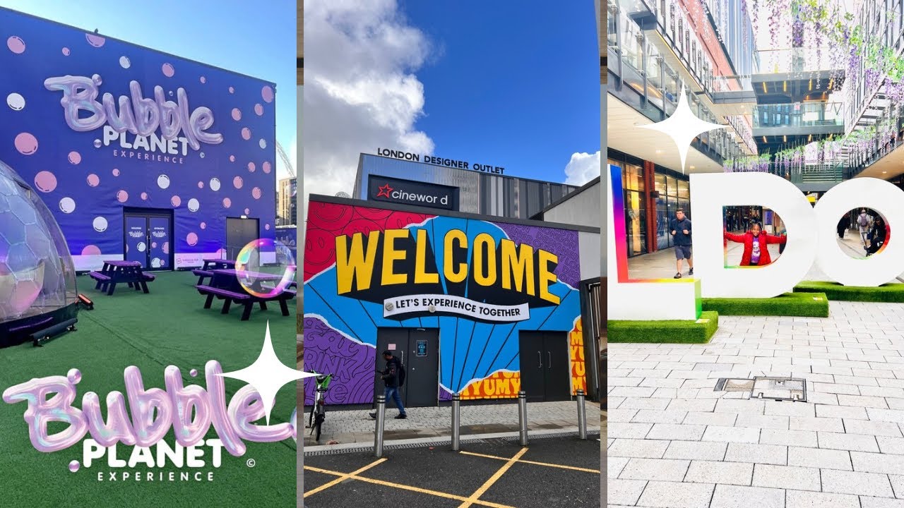 LONDON VLOG | Come With Us to Bubble Planet + Our FaveOutlet Finds…😉