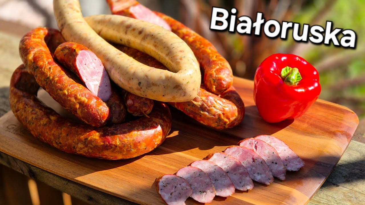 Kiełbasa Białoruska i słonina w jelicie wędzona. Przepis poezja smaku!