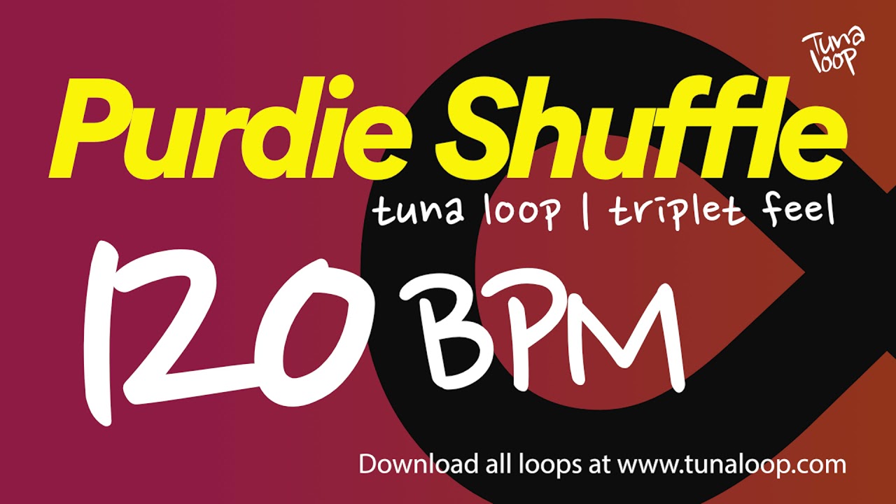 Purdie Shuffle 120 BPM | Half Time Shuffle Backing Track | Triplet Feel