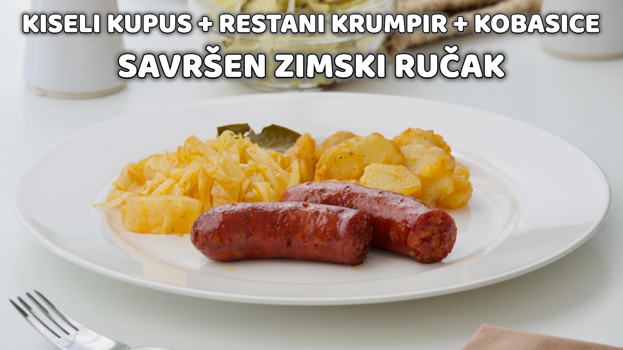 Najbolji zimski ručak: dinstani kiseli kupus, restani krumpir i pečene kobasice