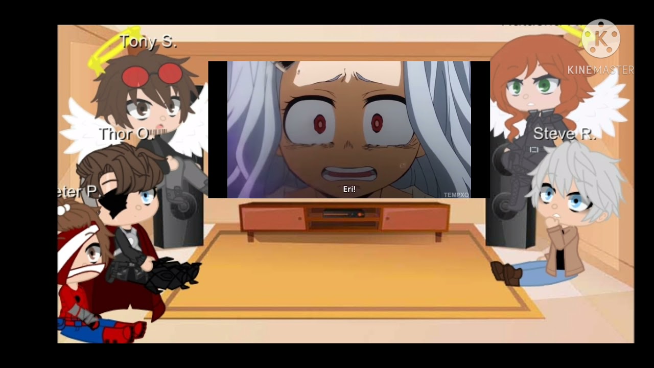 Avengers reacts to Izuku Midoryia/Deku (Video isn't mine, lazy, probably cringe)
