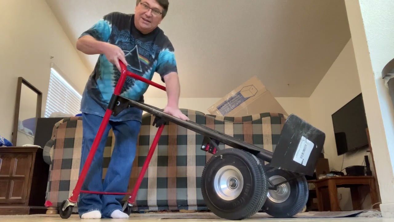 Milwaukee 800lb  cpcty  Convertible Hand Truck Demo
