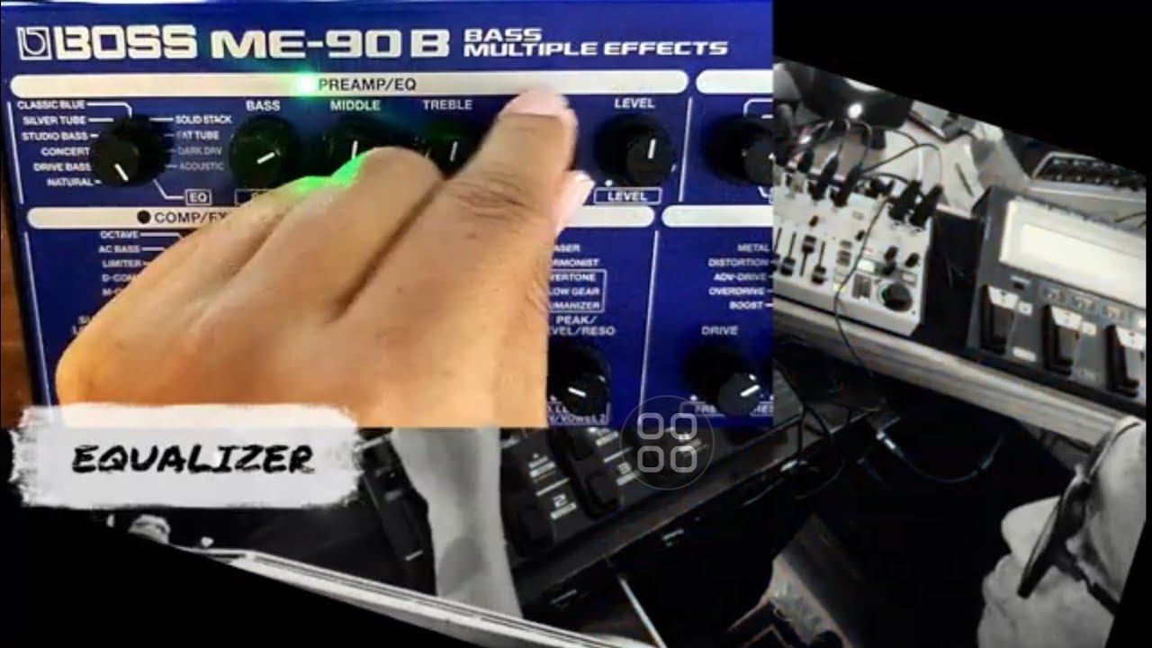 BOSS ME - 90B : test  PreAmp & Eq