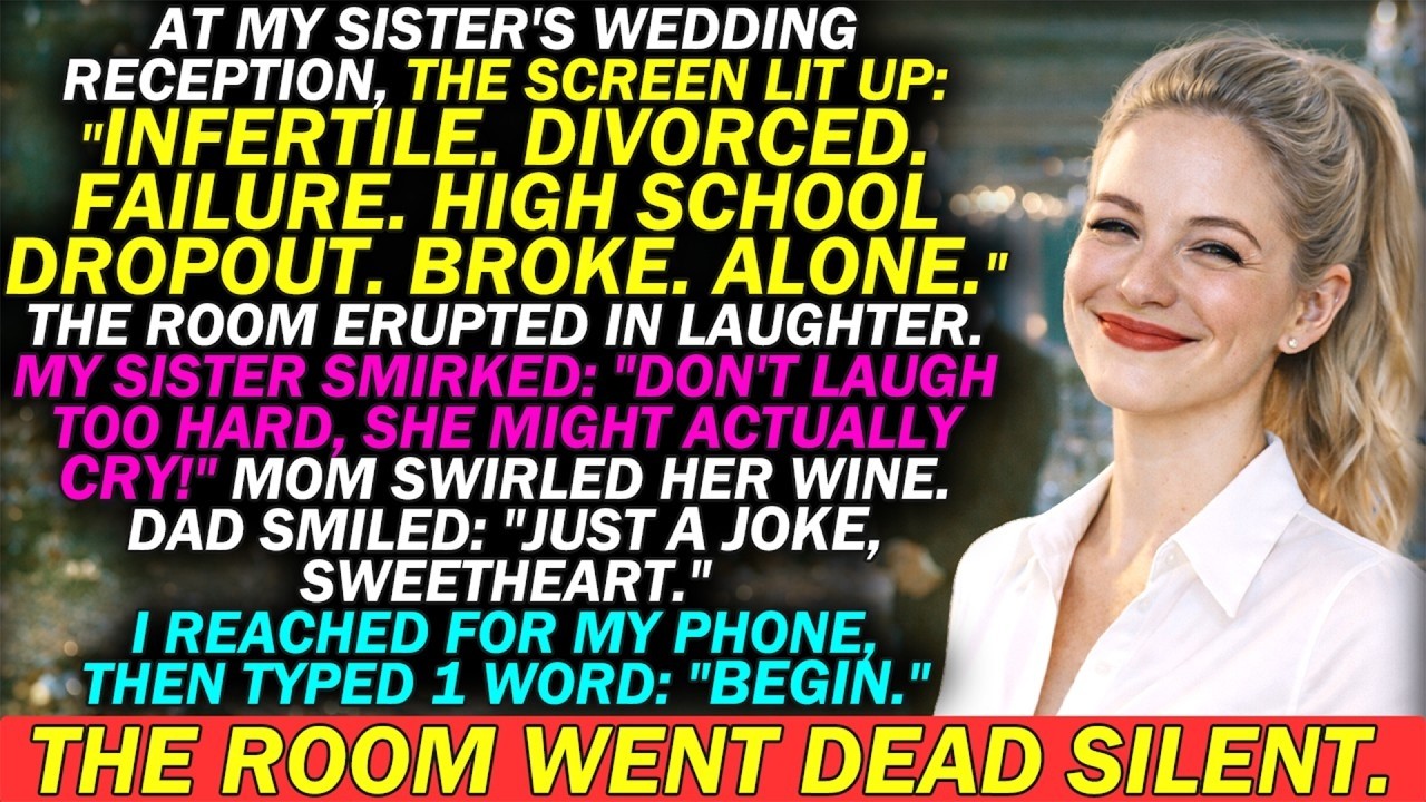 My Parents Called Me The Family Disgrace At My Sister's Wedding — One Text Changed Everything