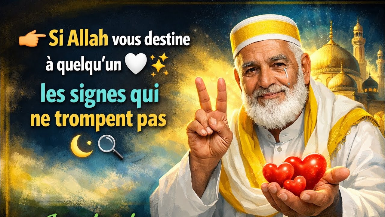  Si Allah vous destine à quelqu’un 🤍✨ : les signes qui ne trompent pas 🌙 
