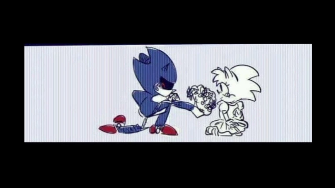 Un pequeño detalle de un Gran corazon- Metal Sonic y Amy Rose (Classic).