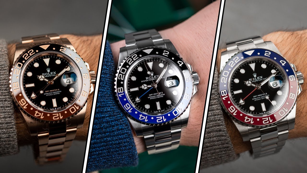 Hands On the 3 New Rolex GMT-Master II: Pepsi, Batman & Root Beer