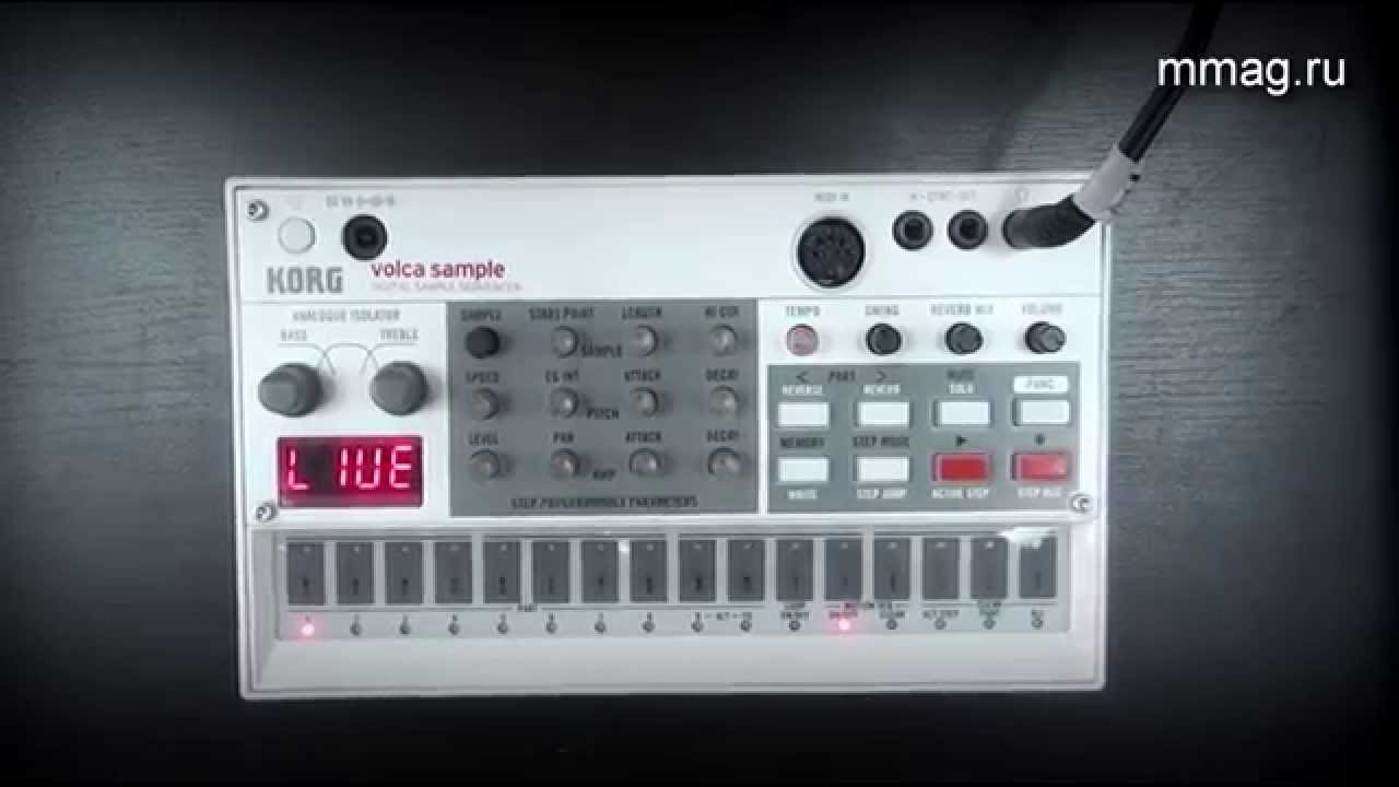 mmag.ru: Korg volca SAMPLE - сэмплер серии Volca