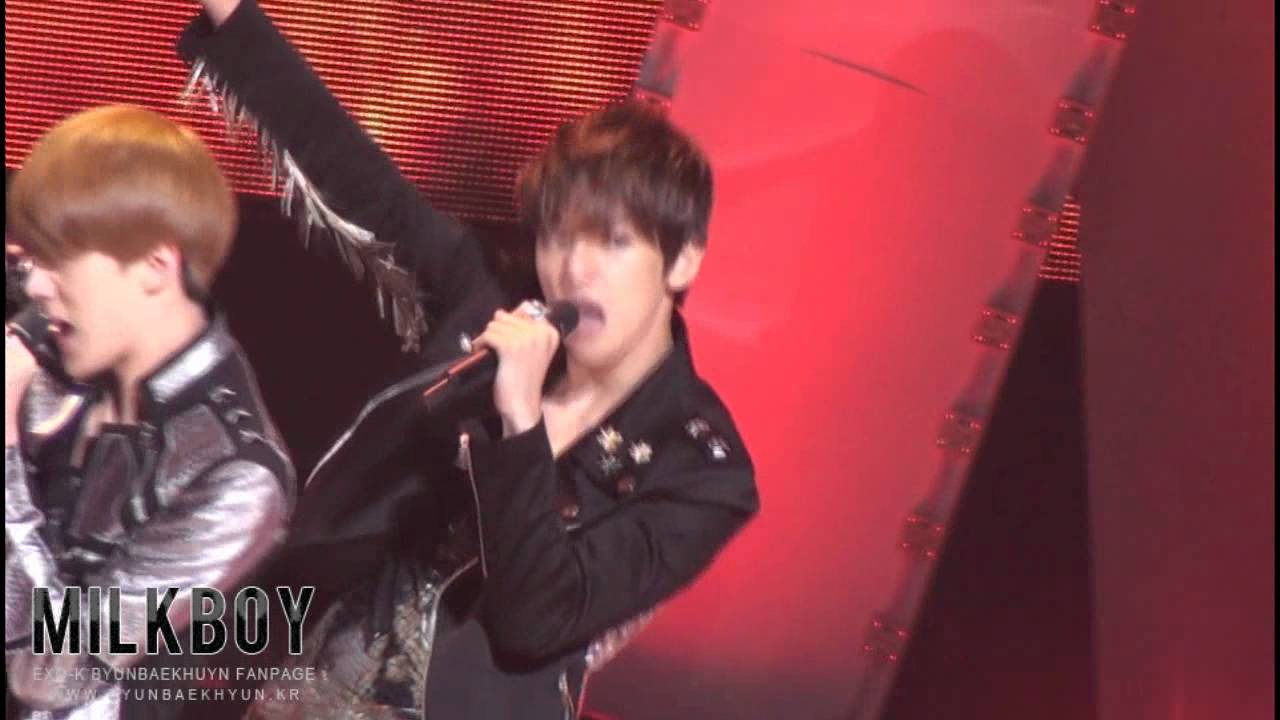[Fancam] 120706 KBS 열린음악회 - MAMA (exo-k baekhyun ver.)