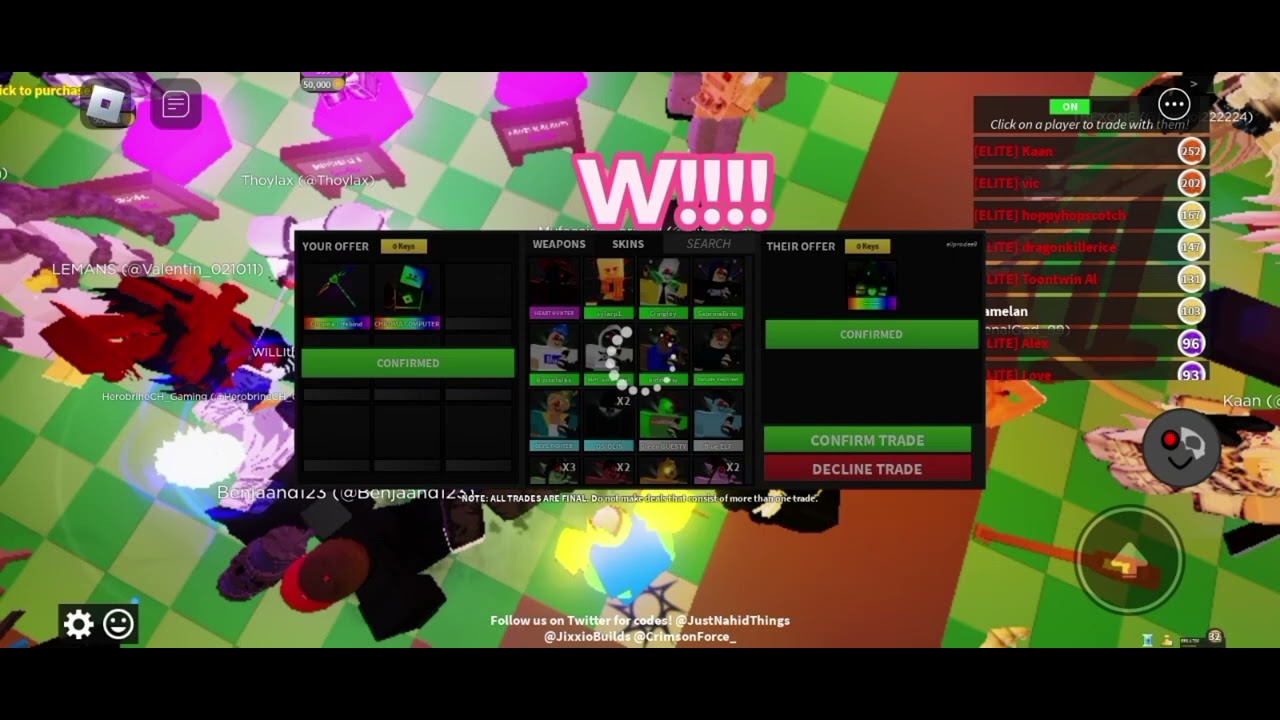 My Roblox Guesty Trades in one video! (Revamped)