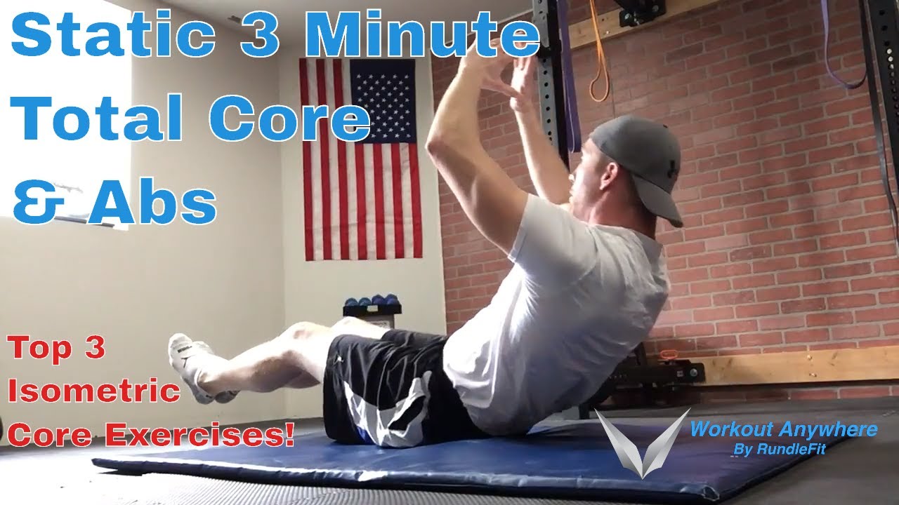 Static 3 Minute Total Core and Abs Workout