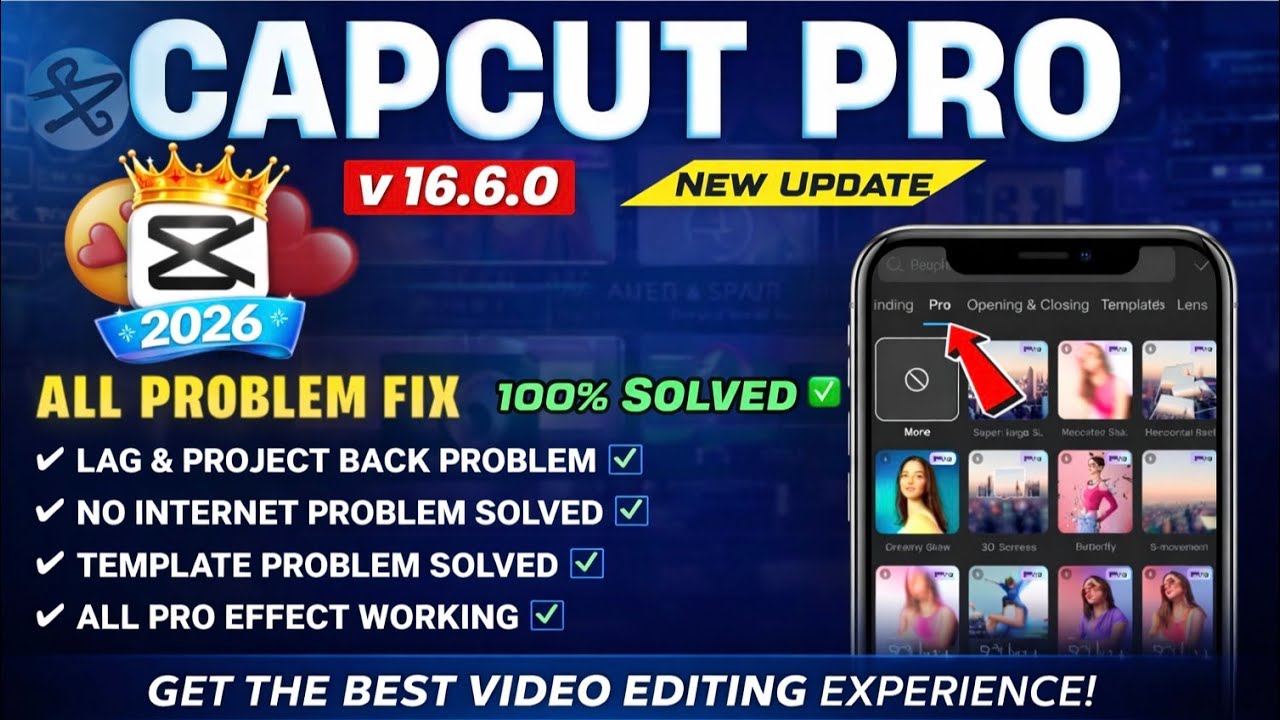 💥 CapCut Pro No Internet Fix | Bina Error CapCut Chalao | Internet Problem Solve | #CapCutUpdate2026