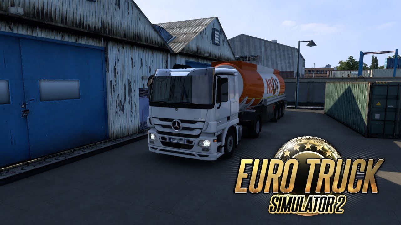 COPENHAGEN to CARLISLE: Ferry Trip and Left Side Driving (ETS 2 Relaxing Video)