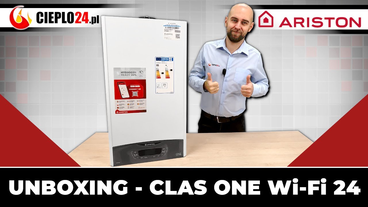 Unboxing Ariston Clas One WiFi 24! Jak wygląda nowy kocioł dwufunkcyjny? 🔧 | cieplo24.pl