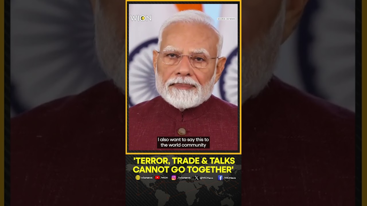 Terror & Talks Can't Go Together: PM Modi Attacks Pak In Address | WION Shorts