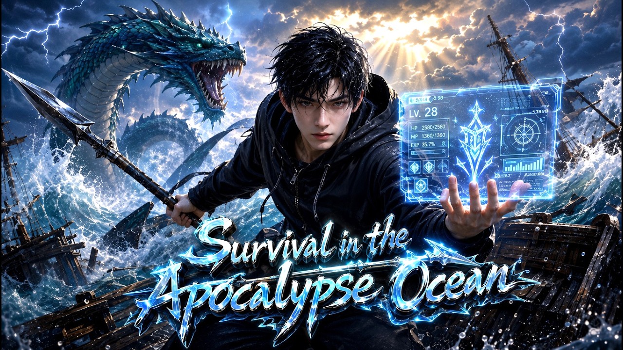 【DUB】Stranded at sea! Awaken divination system, build iron warship, dominate ocean warzone! #anime