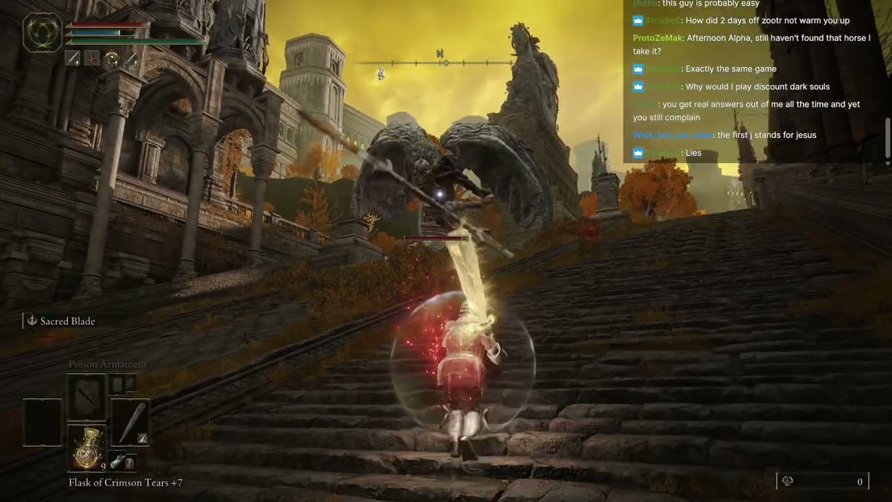 The flying Gargoyle - Blind Level 1 Elden Ring (Part 26.0)