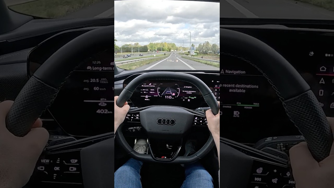 Audi A6 Avant e-tron 2026 acceleration 0&ndash;120 | Comfort mode | S6 503 hp AWD