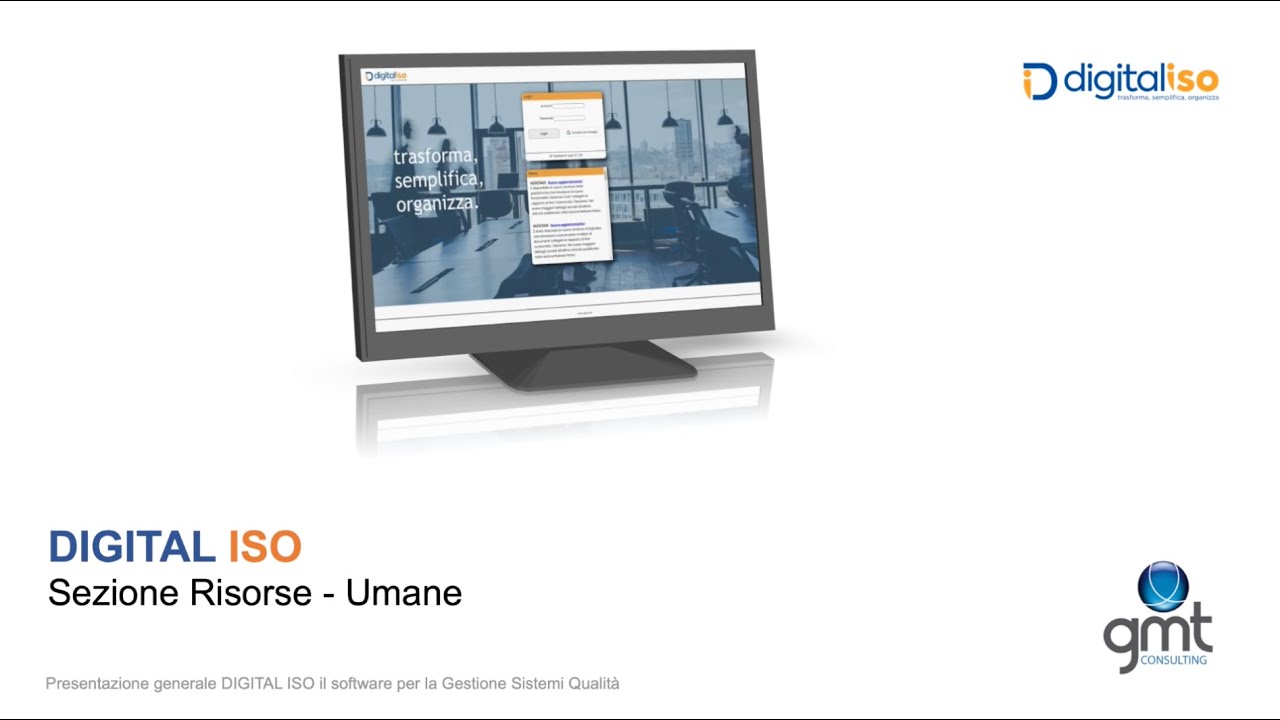Demo 3) #Software di Gestione Sistemi Qualit&agrave; Digital ISO  SaaS sezione Risorse   Umane