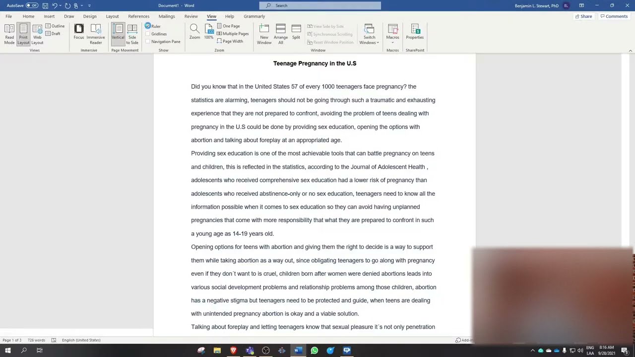 Formatting Word According to APA