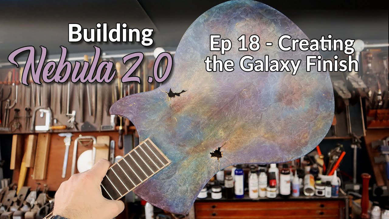 Эпизод 18 — Создание Galaxy Finish — Создание современной многостроечной электроакустической гитары