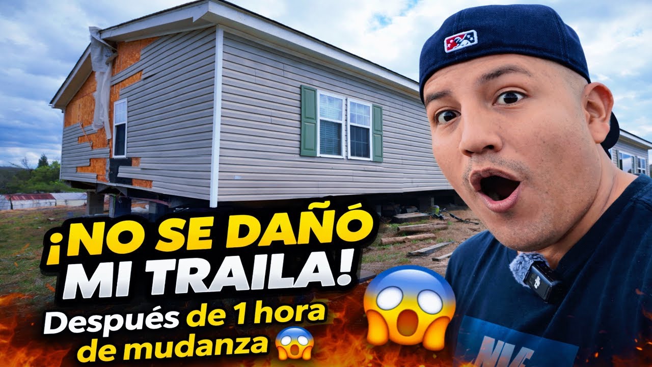 ¡NO PUEDO CREERLO! 😱 Movimos mi traila por 1 hora… y no se daño 