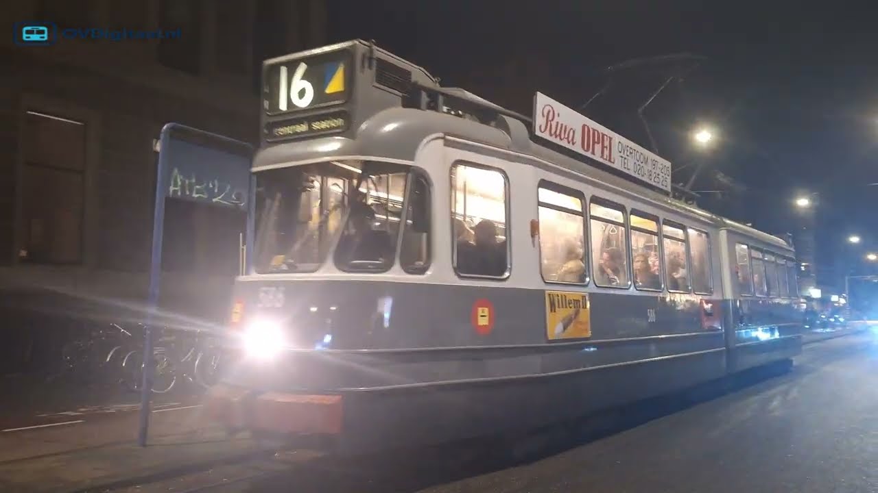 📸🚋 Museumtrams tijdens Museumnacht Amsterdam 2025