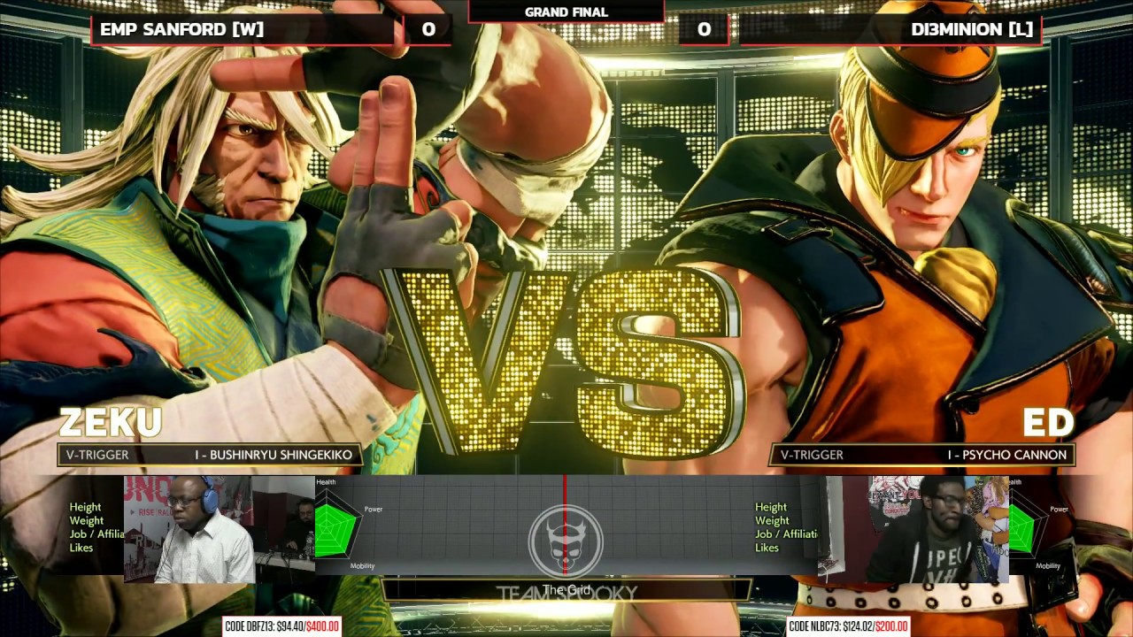 NLBC 113 - SFVAE - Grand Final - EMP Sanford (Zeku) vs vs Dieminion (Ed) [1080p/60fps]